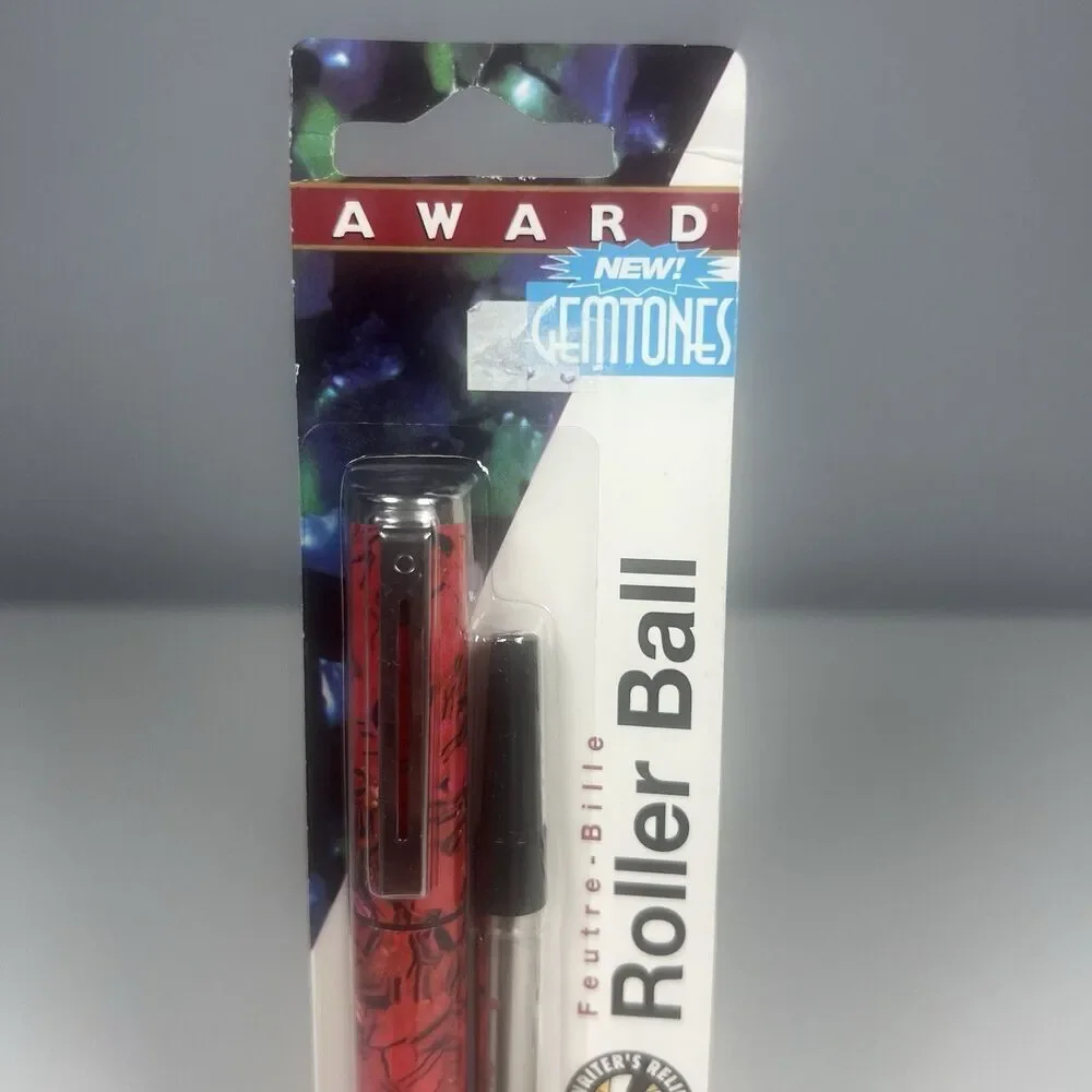 Sheaffer Vintage Award GEMTONES Red Marble Rollerball Pen New USA